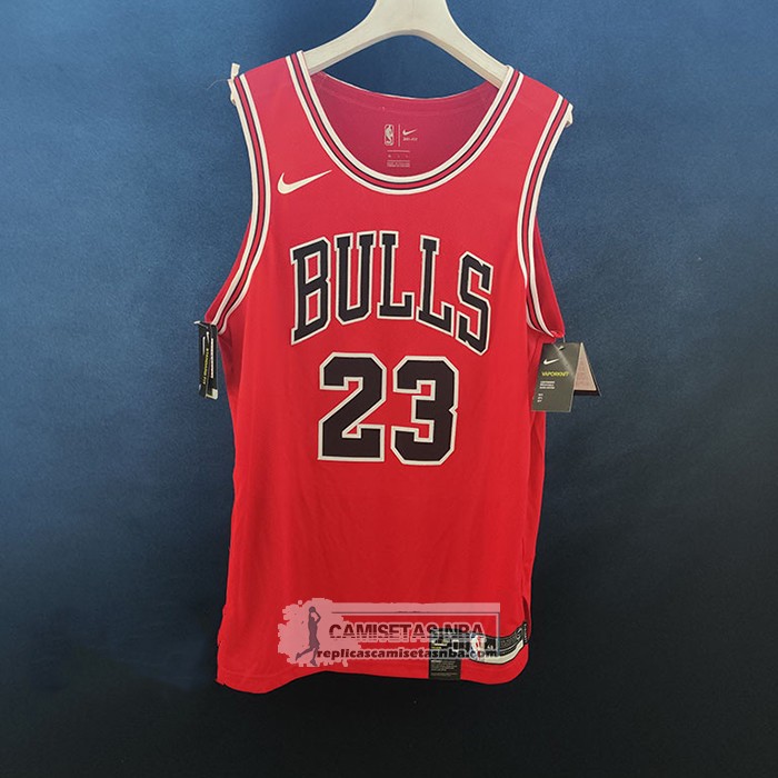 Camiseta Chicago Bulls Michael Jordan NO 23 Icon Autentico Rojo